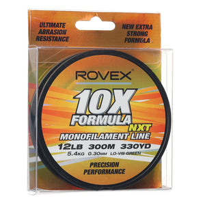 Rovex 10X Formula Monofilament Line (300m/12lbs/0.30mm)(Green)