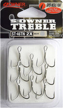 Load image into Gallery viewer, Owner Saltwater 2X Strong Tin Treble Hook (Size 2)(7 Pack)
