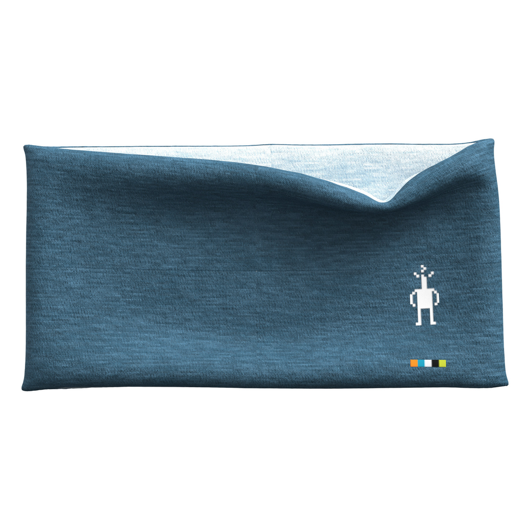 Smartwool Unisex Thermal Merino 250 Reversible Headband (Twilight Blue Heather)