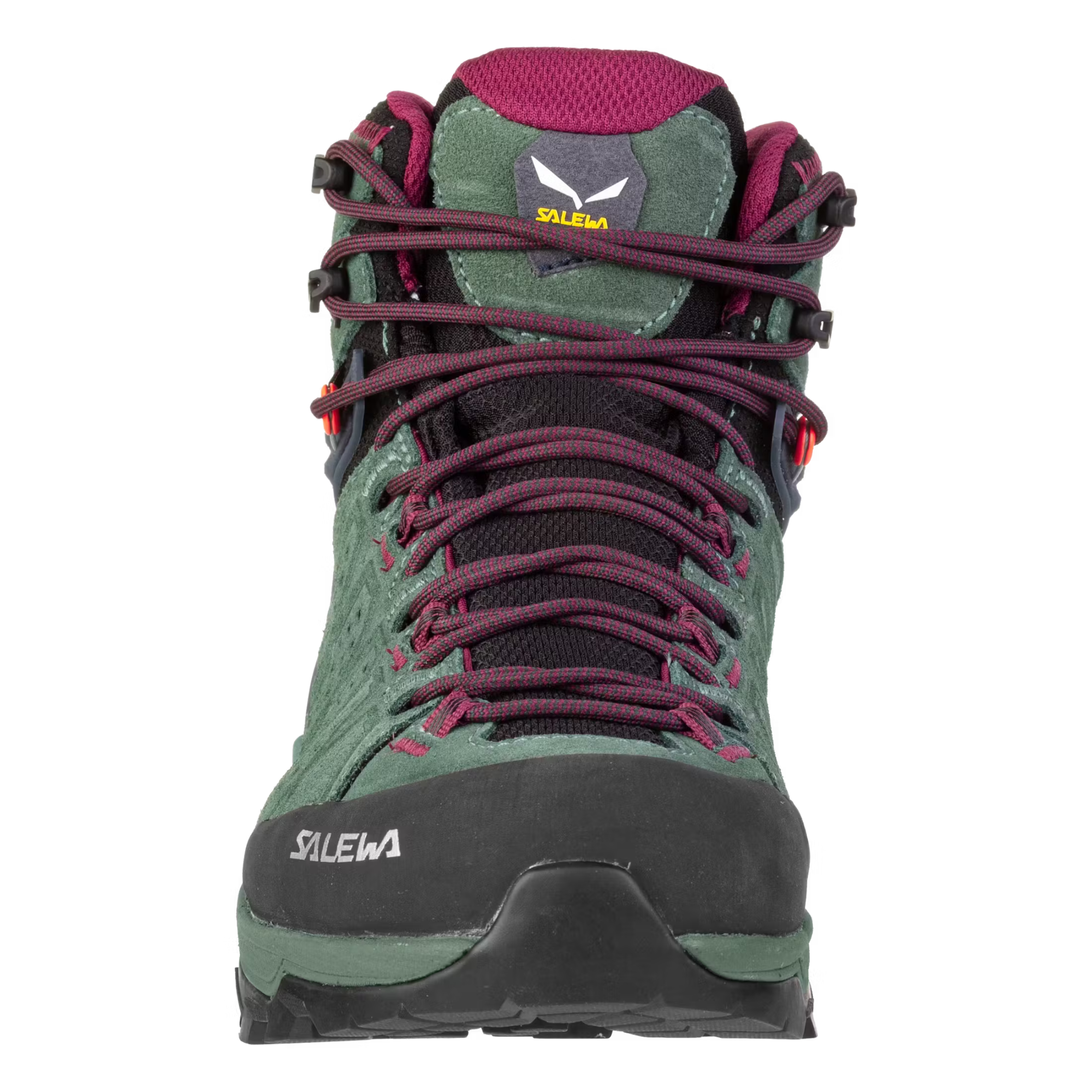 Salewa Women's Alp Trainer 2 Gore-Tex Mid Trail Boots (Duck Green/Rhododendon)