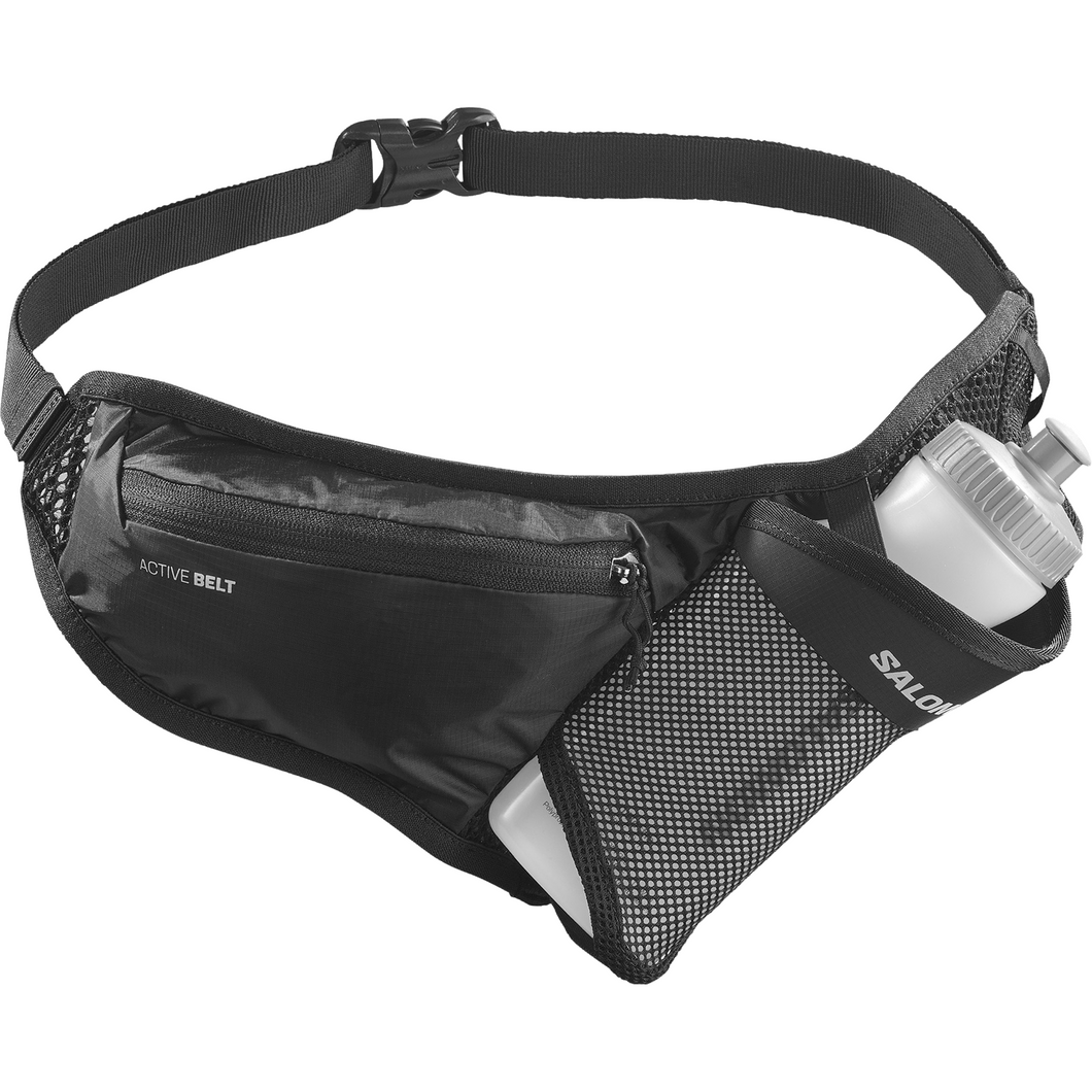 Salomon Active Belt + 600ml 3D Bottle (Black)