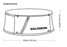 Load image into Gallery viewer, Salomon Cross Season Bottle Belt (Ebony/Alloy)
