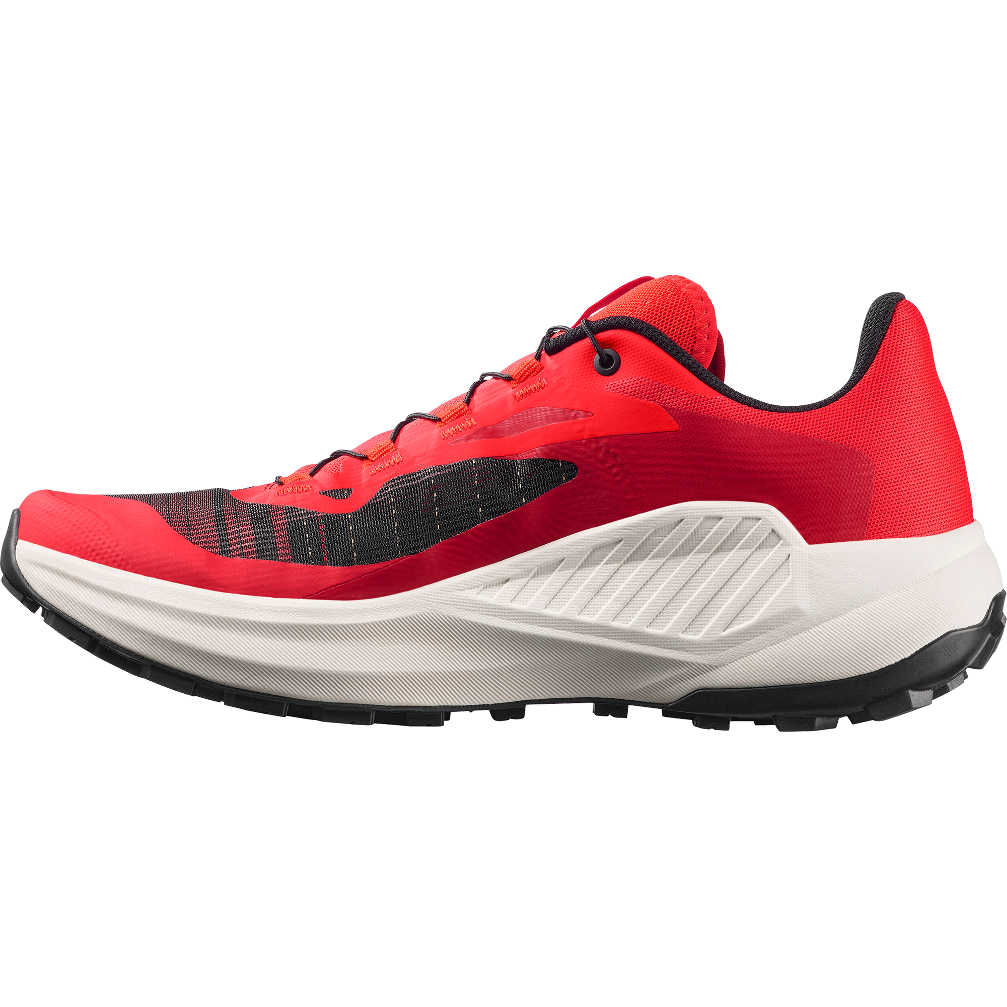 Salomon Men's Genesis Trail Running Shoes (Fiery Red/Lava Falls/Black)