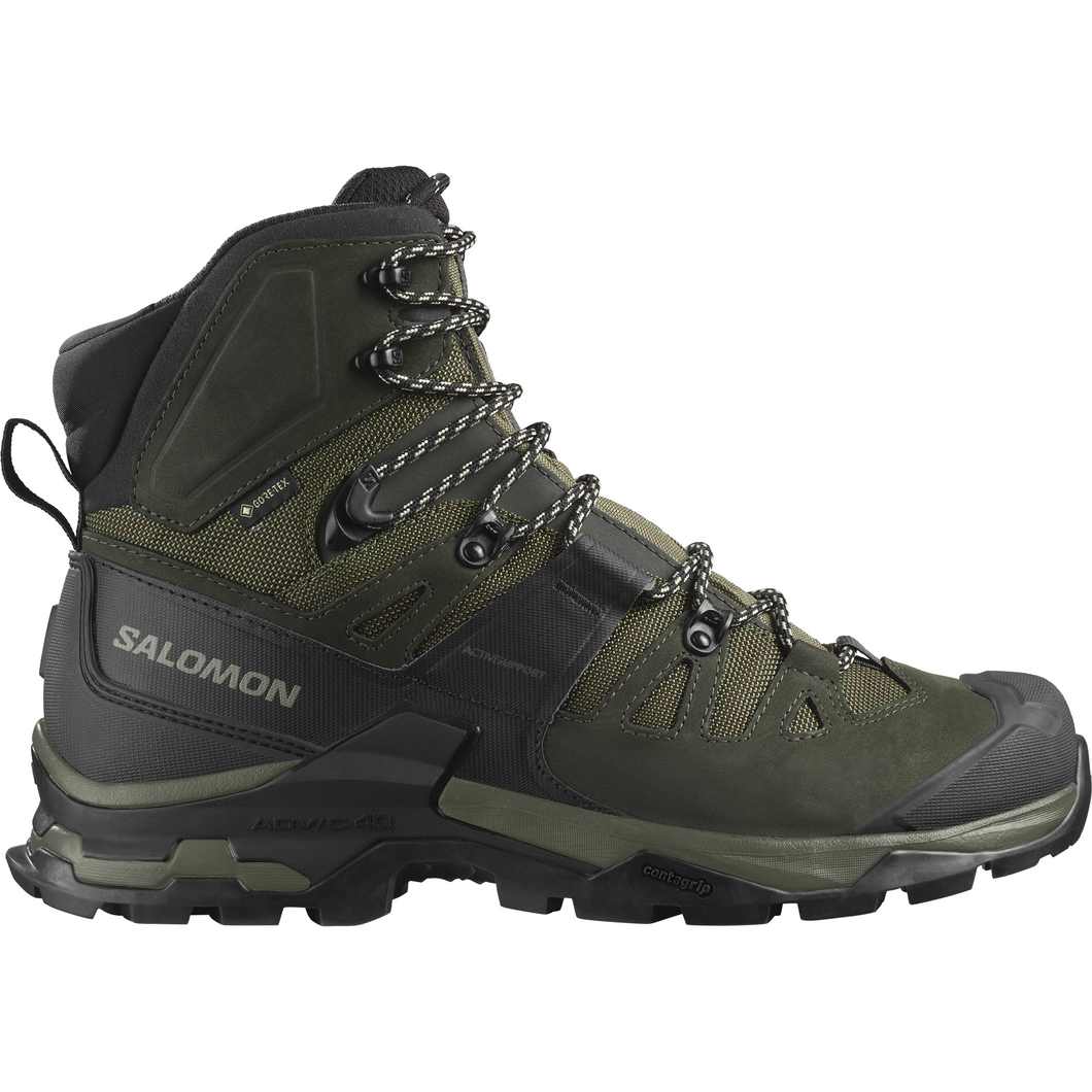 Salomon Men's Quest 4 Gore-Tex Hillwalking Boots (Olive Night/Peat/Safari)