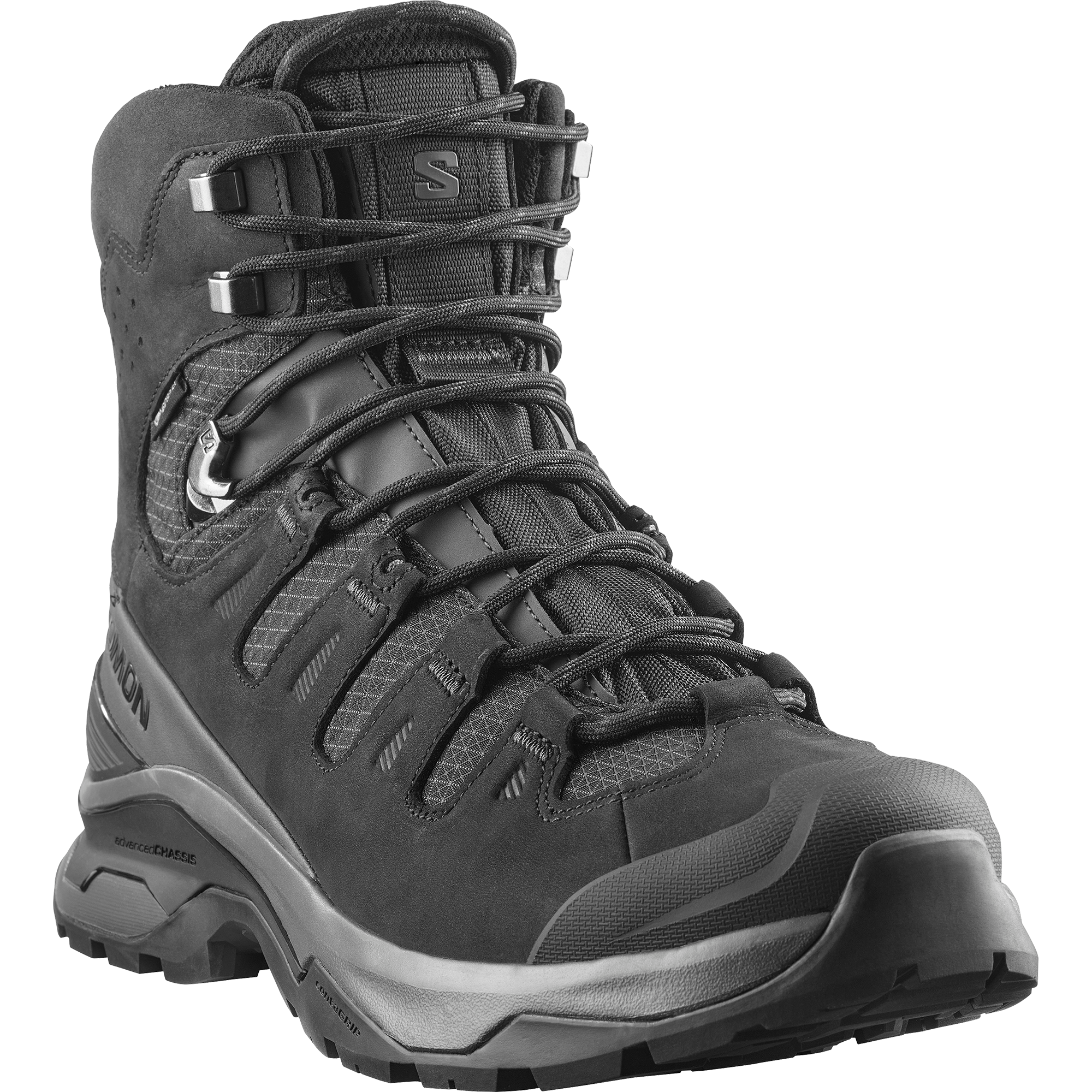 Salomon Men's Quest 5 Gore-Tex Hillwalking Boots (Asphalt/Black)