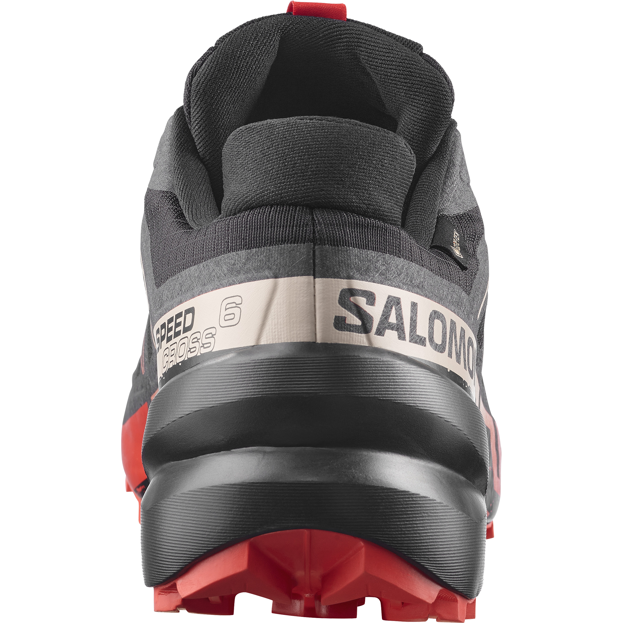 Salomon Men's Speedcross 6 Gore-Tex Trail Running Shoes (Black/Fiery Red)