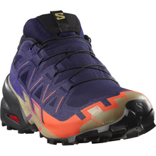 Load image into Gallery viewer, Salomon Men&#39;s Speedcross 6 Gore-Tex Trail Running Shoes (Maritime Blue/Black/Cherry Tomato)

