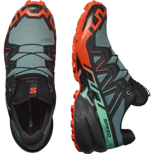 Load image into Gallery viewer, Salomon Men&#39;s Speedcross 6 Gore-Tex Trail Running Shoes (North Atlantic/Black/Cherry Tomato)
