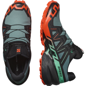 Salomon Men's Speedcross 6 Gore-Tex Trail Running Shoes (North Atlantic/Black/Cherry Tomato)