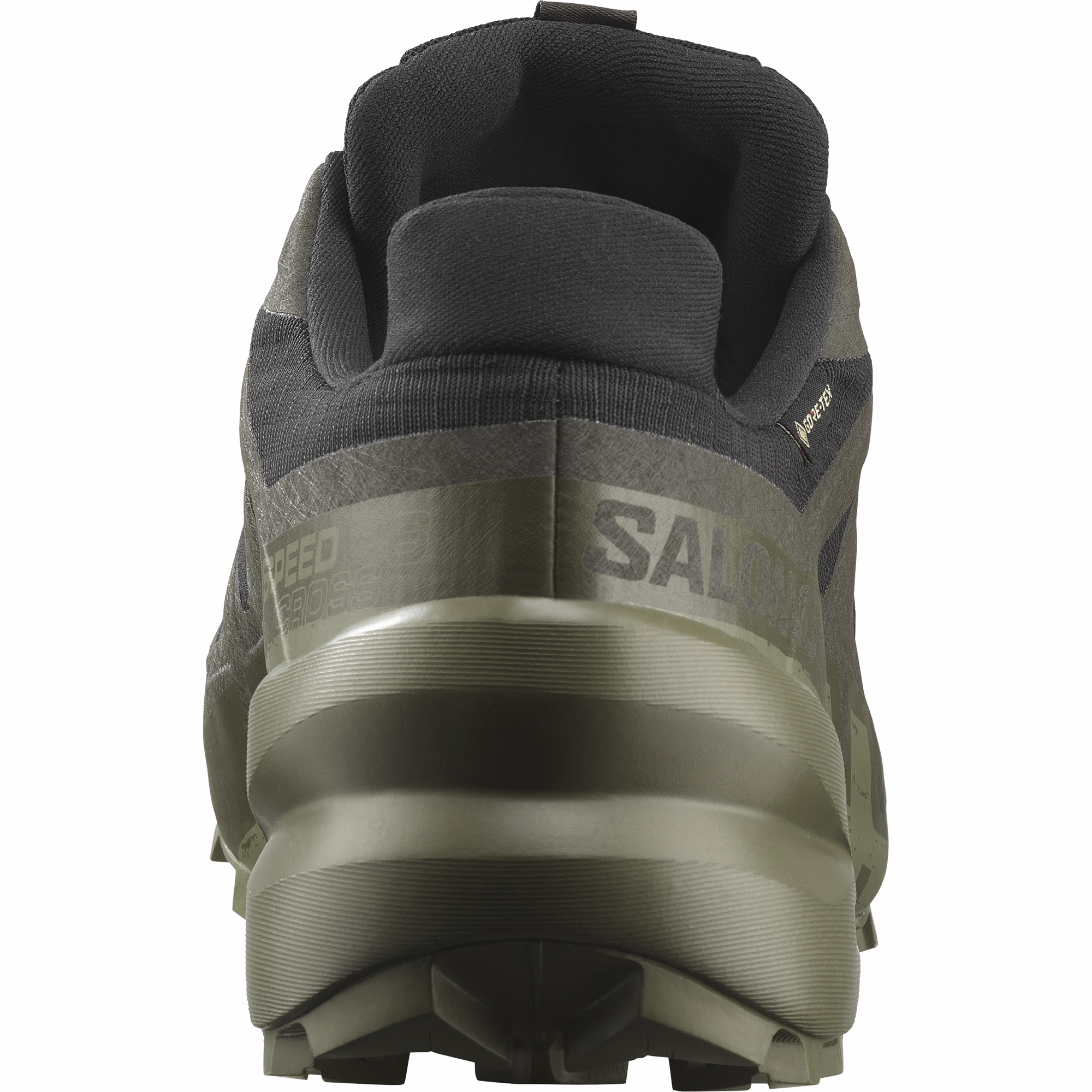 Salomon Men's Speedcross 6 Gore-Tex Trail Running Shoes Black Peat Deep Lichen Green L47584100