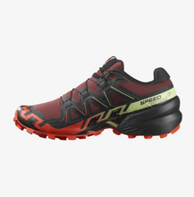 Load image into Gallery viewer, Salomon Men&#39;s Speedcross 6 Trail Runnning Shoes (Rum Raisin/Cherry/Cognac)
