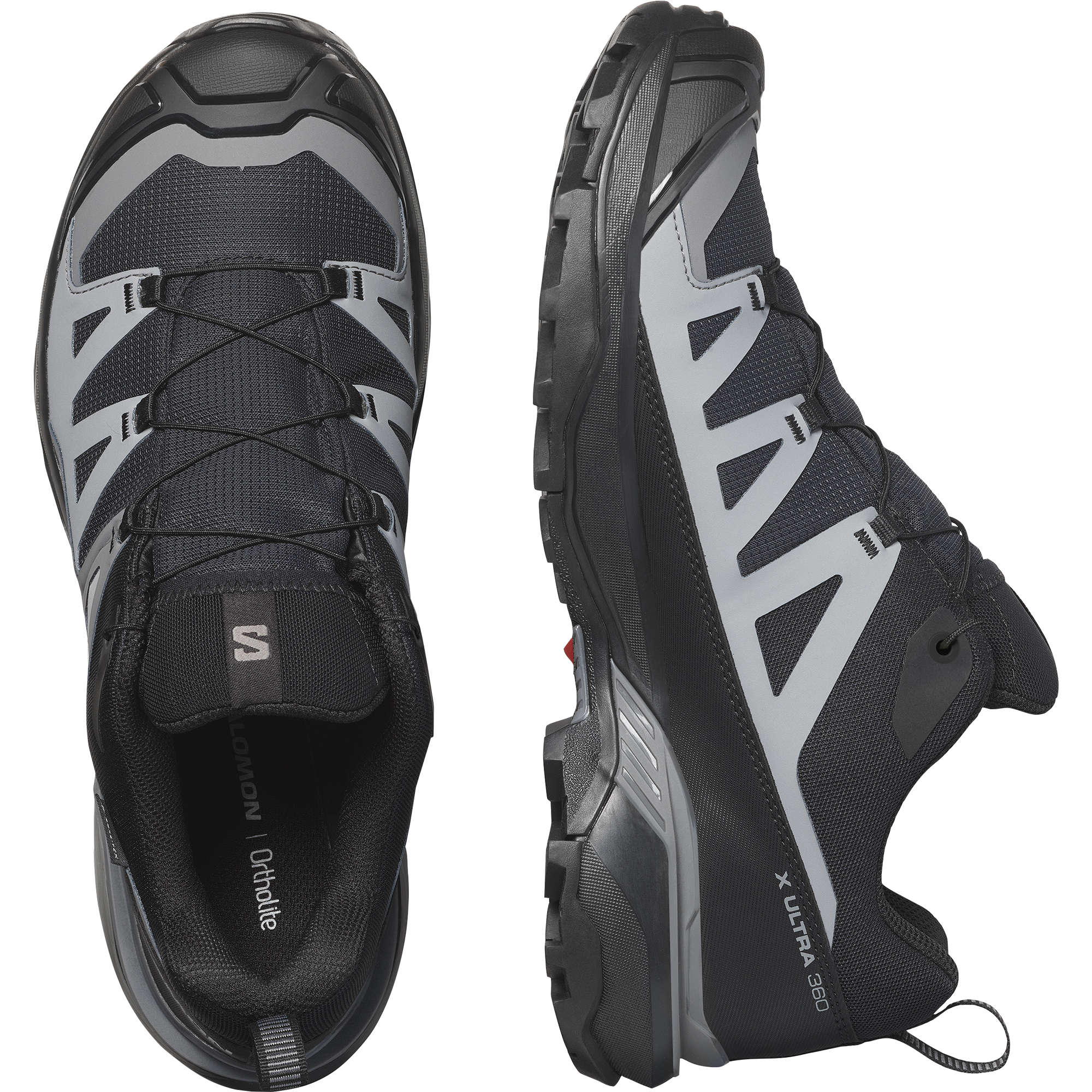 Salomon Men's X Ultra 360 Gore-Tex Trail Shoes (Black/Magnet)