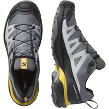 Load image into Gallery viewer, Salomon Men&#39;s X Ultra 360 Gore-Tex Trail Shoes (Castlerock/Black/Spicy Mustard)
