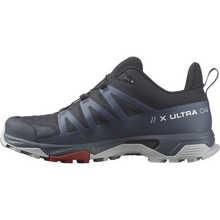 Load image into Gallery viewer, Salomon Men&#39;s X Ultra 4 Gore-Tex Trail Shoes (Carbon/Bering Sea/Pearl Blue)
