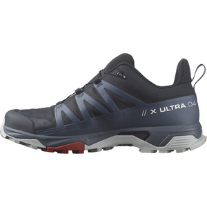 Salomon Men's X Ultra 4 Gore-Tex Trail Shoes (Carbon/Bering Sea/Pearl Blue)