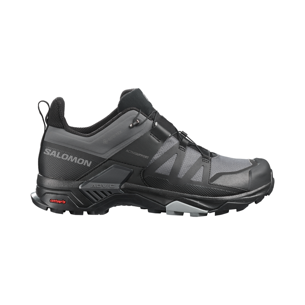 Salomon Men's X Ultra 4 Gore-Tex Trail Shoes (Magnet/Black/Monument)