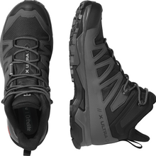 Load image into Gallery viewer, Salomon Men&#39;s X Ultra 4 Gore-Tex Mid Trail Boots (Black/Magnet/Pearl Blue)
