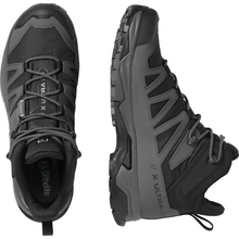 Load image into Gallery viewer, Salomon Men&#39;s X Ultra 4 Gore-Tex Mid Trail Boots - WIDE FIT (Black/Magnet/Pearl Blue)
