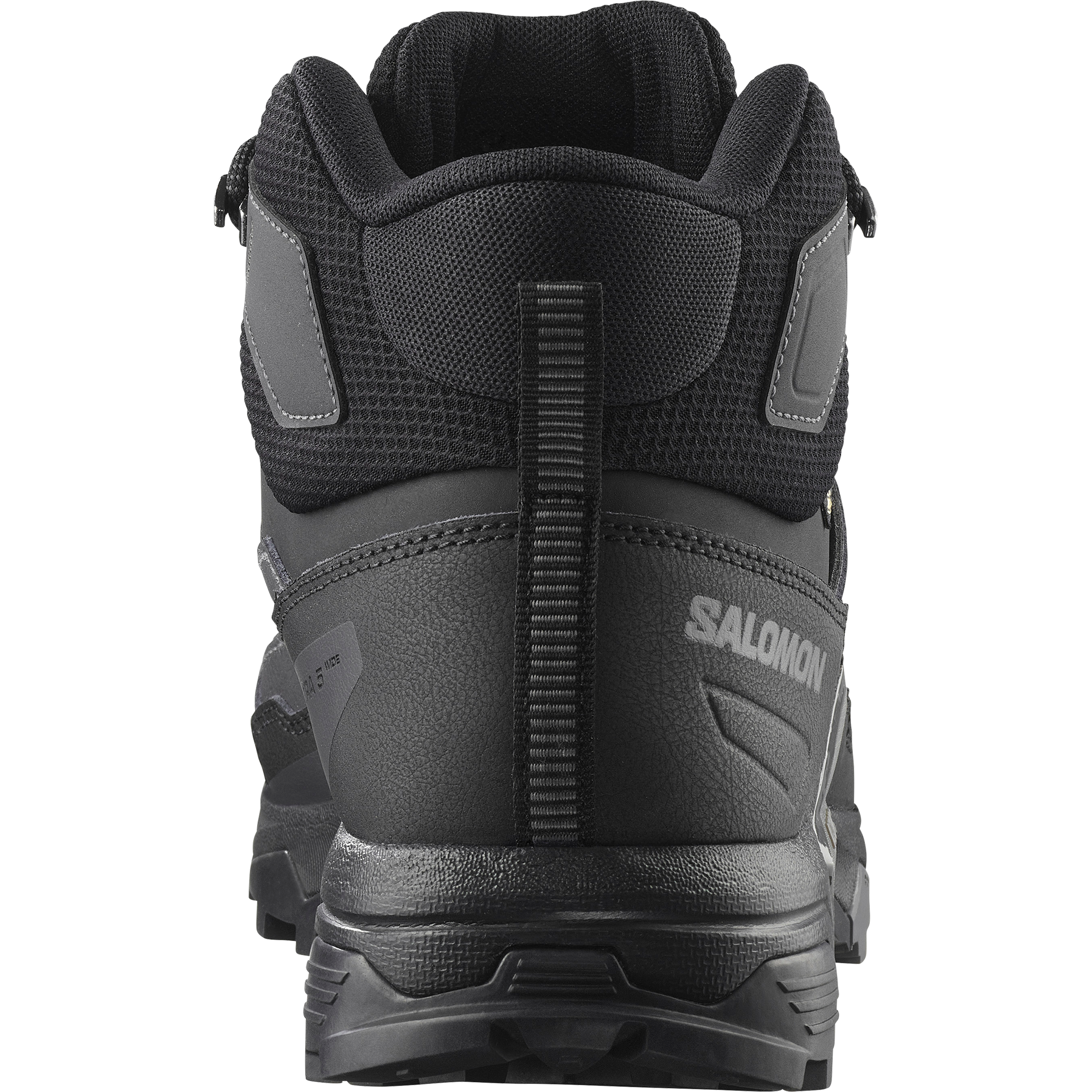 Salomon Men's X Ultra 5 Gore-Tex Wide Fit Mid Trail Boots (Black/Asphalt/Castlerock)