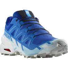 Load image into Gallery viewer, Salomon Men&#39;s Speedcross 6 Trail Running Shoes (Lapis Blue/Ibiza Blue/White)
