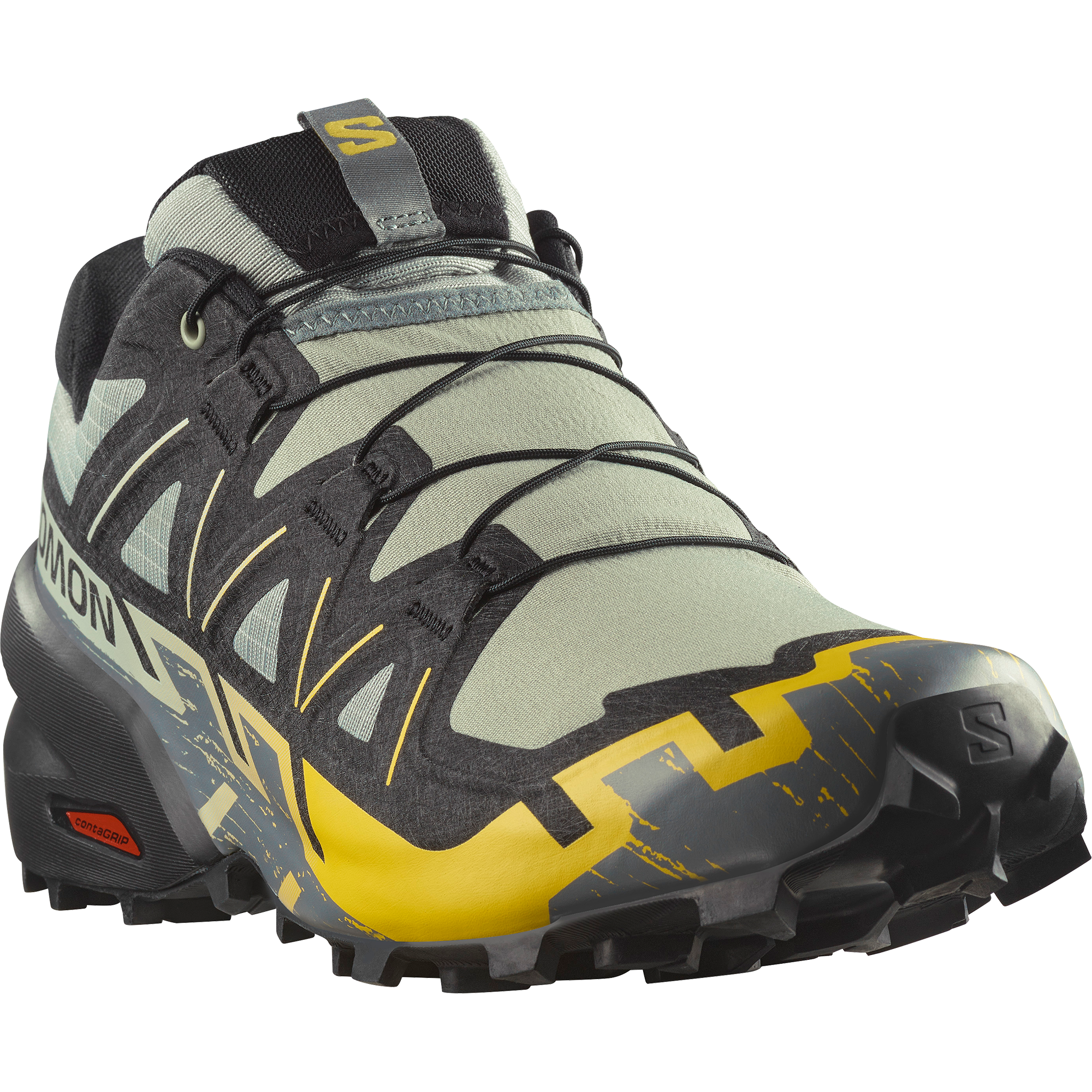 Salomon Men's Speedcross 6 Trail Running Shoes (Wrought Iron/Black/Incaberry)