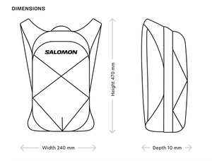 Salomon Trailblazer 10L Daysack (Black/Alloy)(One Size)