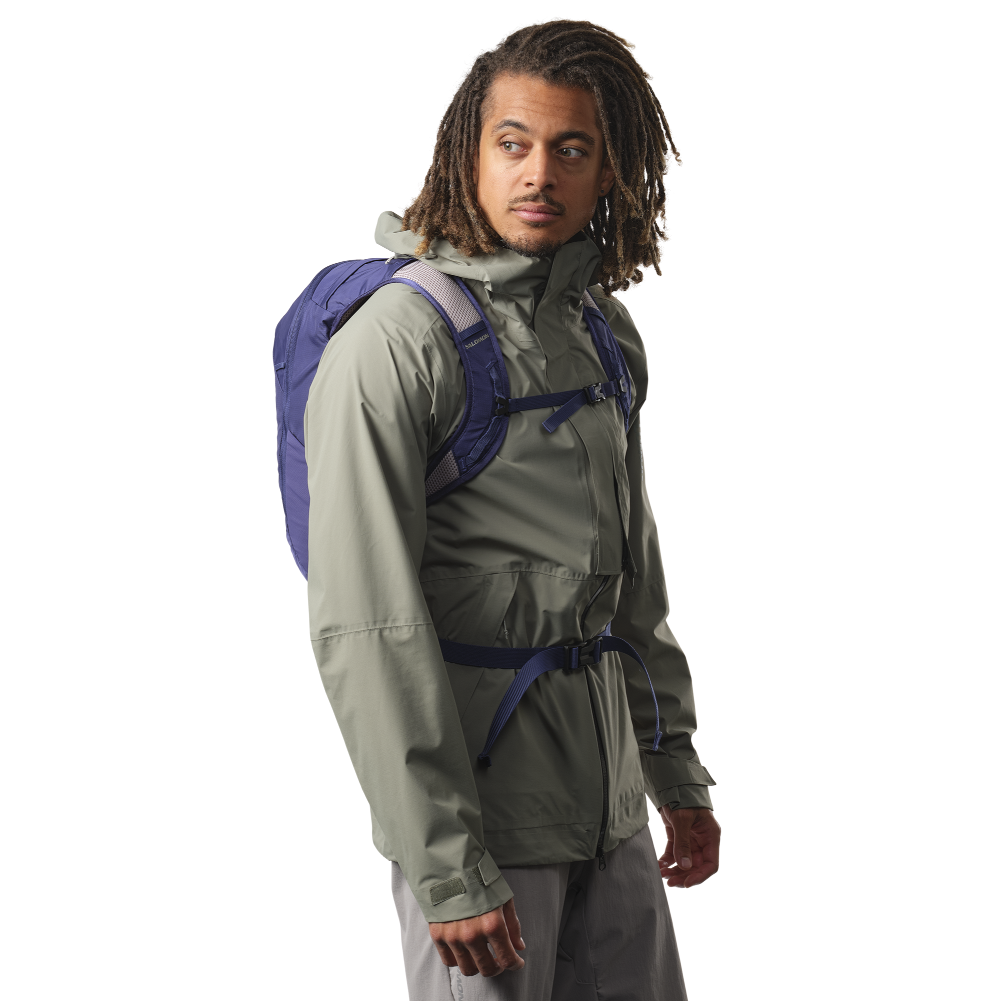 Salomon Trailblazer 10L Daysack (Mazarine Blue/Ghost Gray)