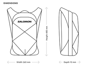 Salomon Trailblazer 20L Daysack (Mazarine Blue/Ghost Gray)(One Size)