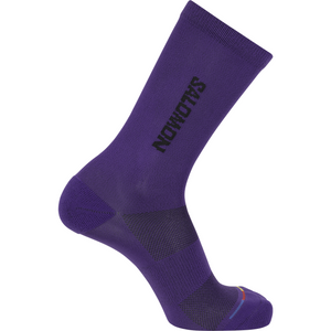 Salomon Unisex 365 Crew Length Socks (Liberty/Black)