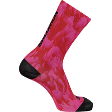 Load image into Gallery viewer, Salomon Unisex Creamy Lava Crew Length Socks (Knockout Pink/High Risk Red)
