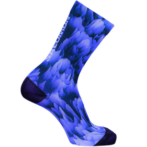 Salomon Unisex Creamy Lava Crew Length Socks (Liberty/Aster Purple)