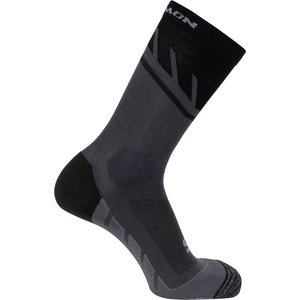 Salomon Unisex Speedcross Crew Length Socks (Black/Magnet/Quarry)