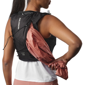 Salomon Women's Active Skin 4L Running Vest Set (Black/Metal)