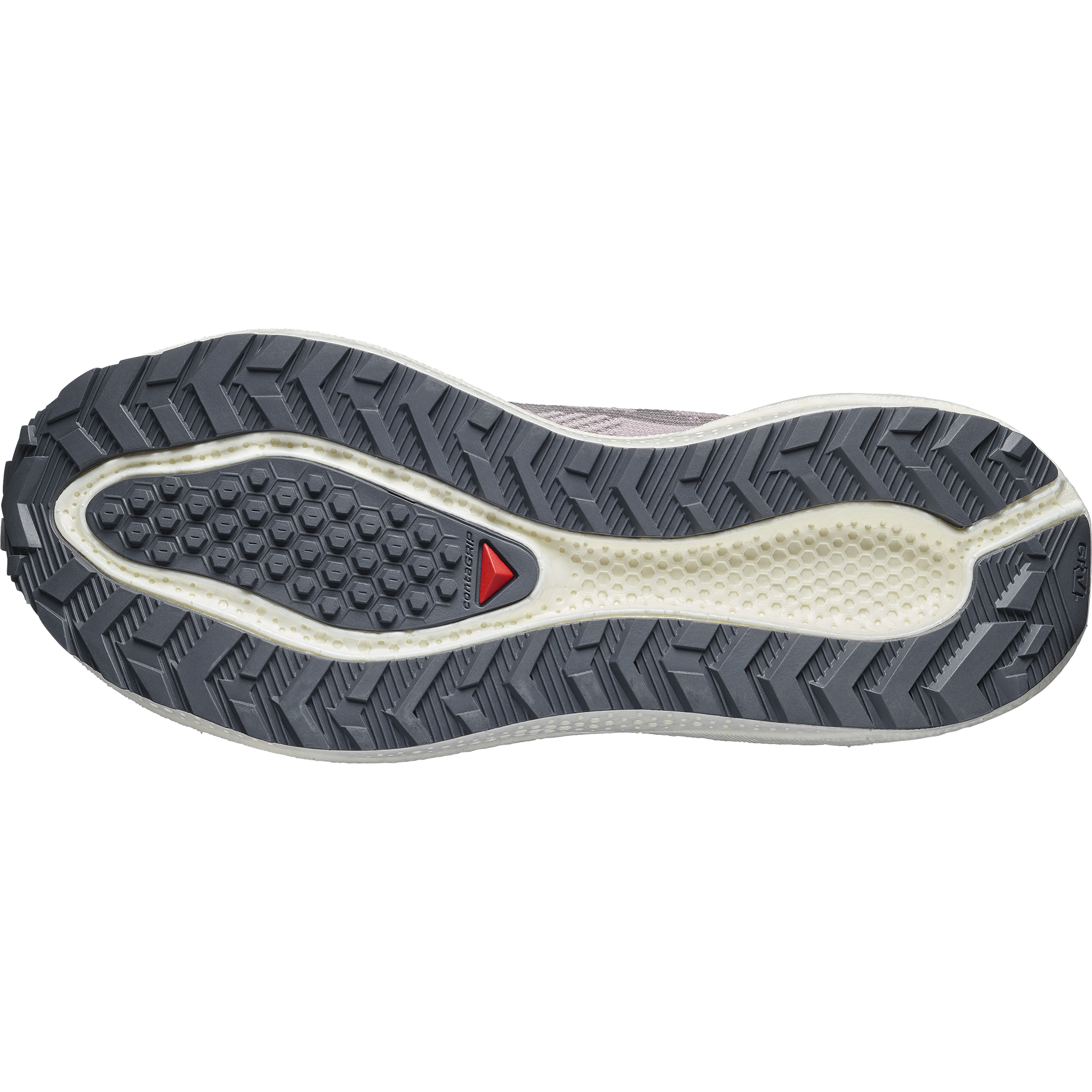 Salomon Women's Aero Blaze 3 Gravel Running Shoes (Shadow Grey/Vanilla Ice)