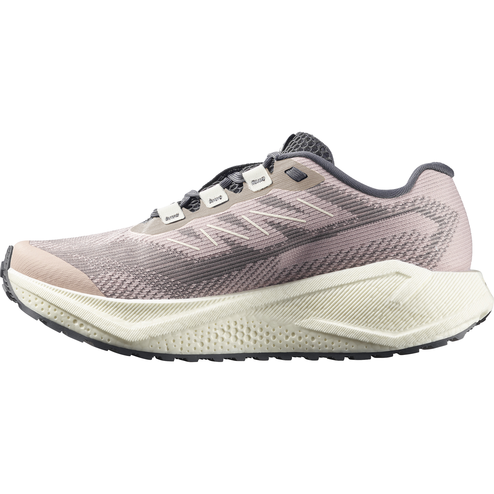 Salomon Women's Aero Blaze 3 Gravel Running Shoes (Shadow Grey/Vanilla Ice)