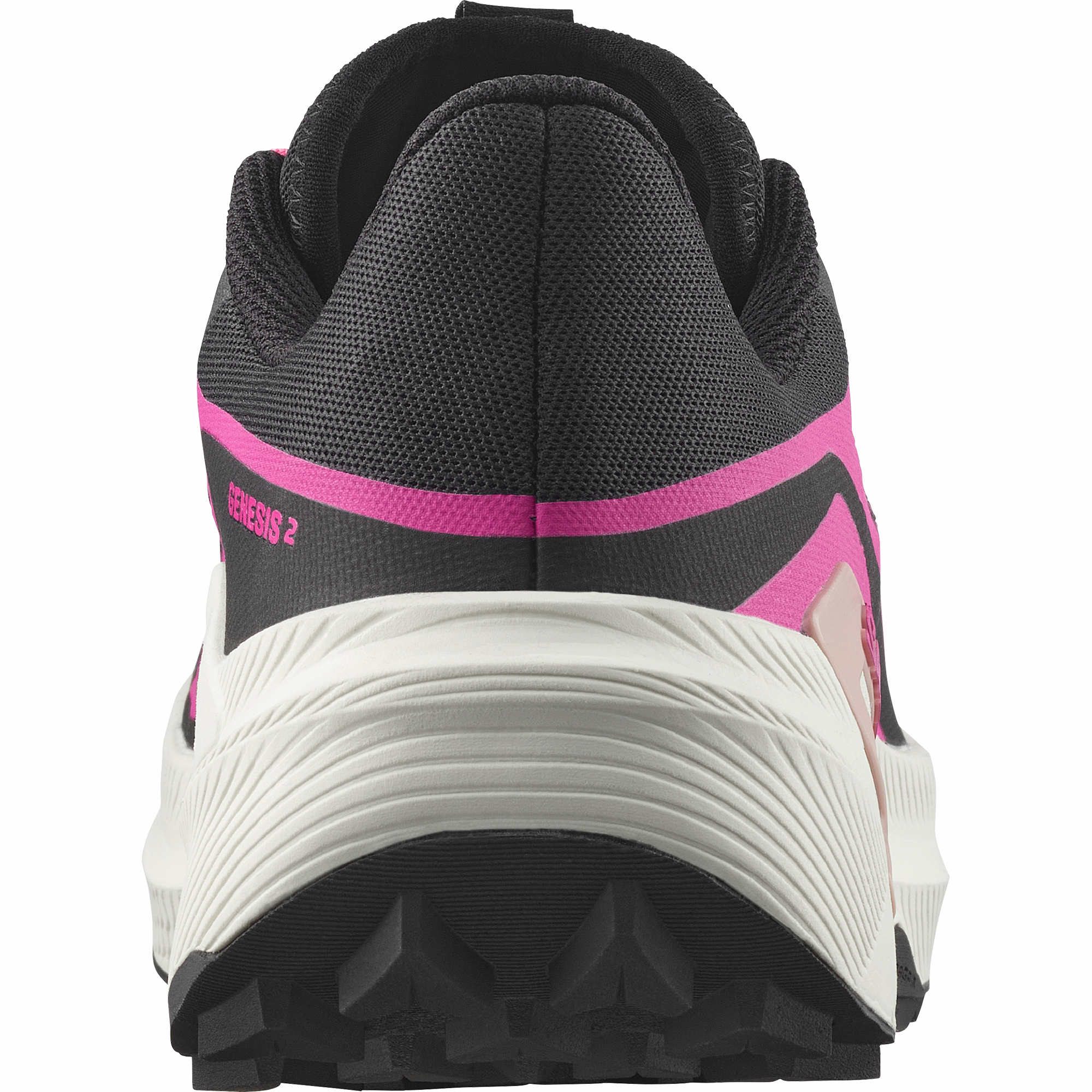 Salomon Women's Genesis 2 Trail Running Shoes Black Vanilla Ice Pink Yarrow L49305300