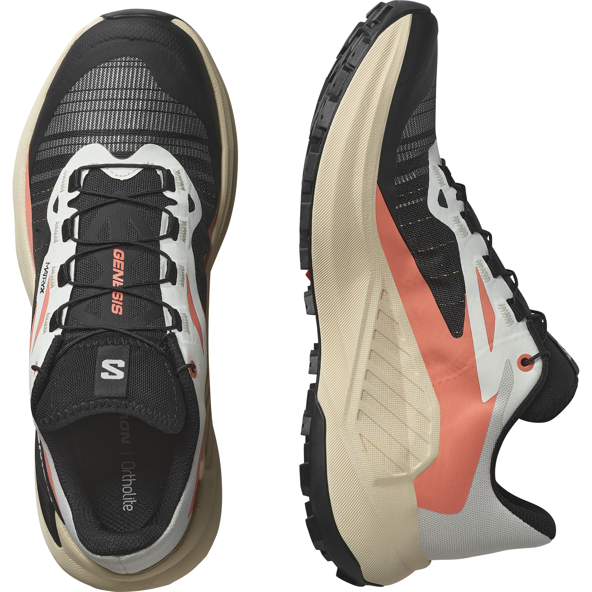 Salomon Women's Genesis Trail Running Shoes (Fusion Coral/Tender Peach)