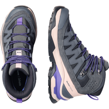Load image into Gallery viewer, Salomon Women's Quest Echo Gore-Tex Hillwalking Boots (Asphalt/Shadow Gray/Deep Blue)

