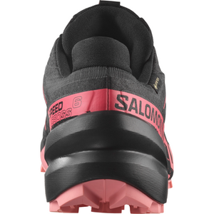 Salomon Women's Speedcross 6 Gore-Tex Trail Running Shoes (Nine Iron/Black/Flamingo Pink)
