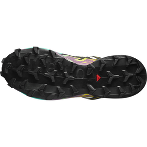 Salomon Women's Speedcross 6 Gore-Tex Trail Running Shoes (Transparent Yellow/Black/Waterfall)
