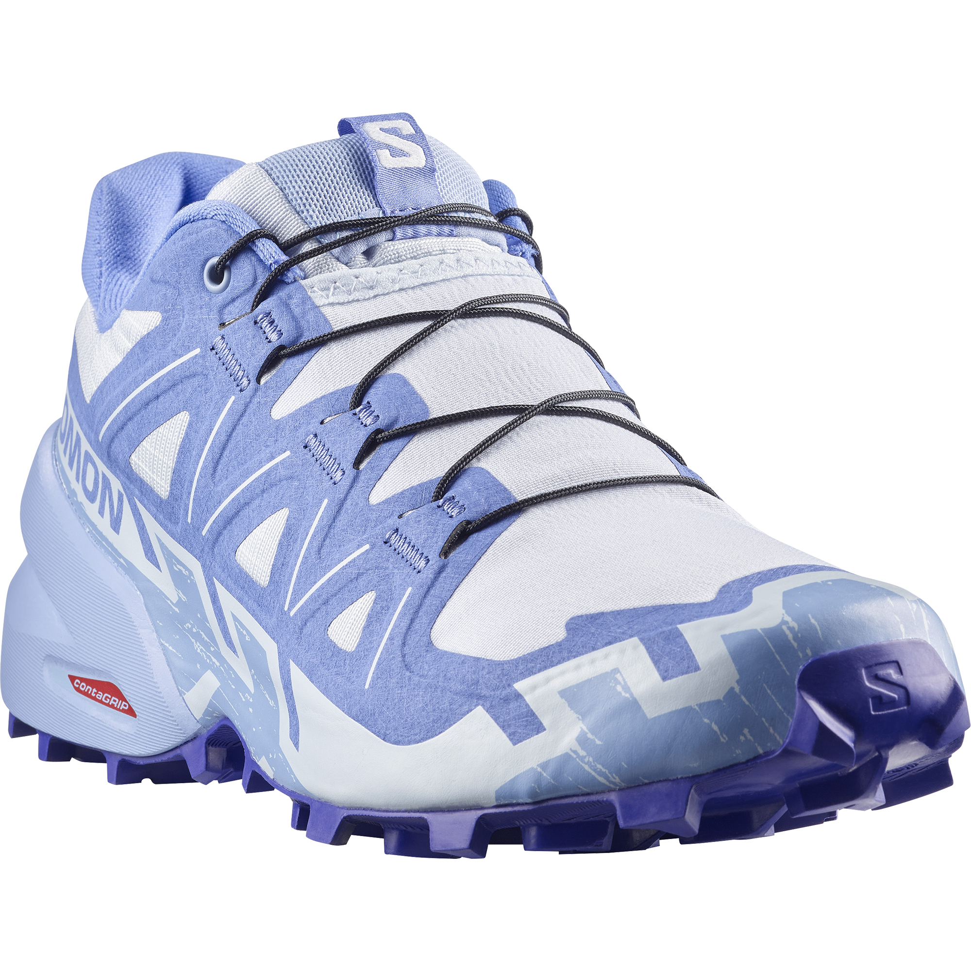 Salomon Women's Speedcross 6 Trail Running Shoes (Ancient Water/Brunnera Blue)