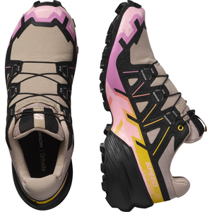 Salomon Women's Speedcross 6 Trail Running Shoes (Etherea/Black/Cyclamen)