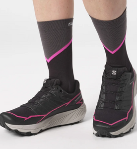 Salomon Women's Thundercross Gore-Tex Trail Running Shoes (Black/Pink)