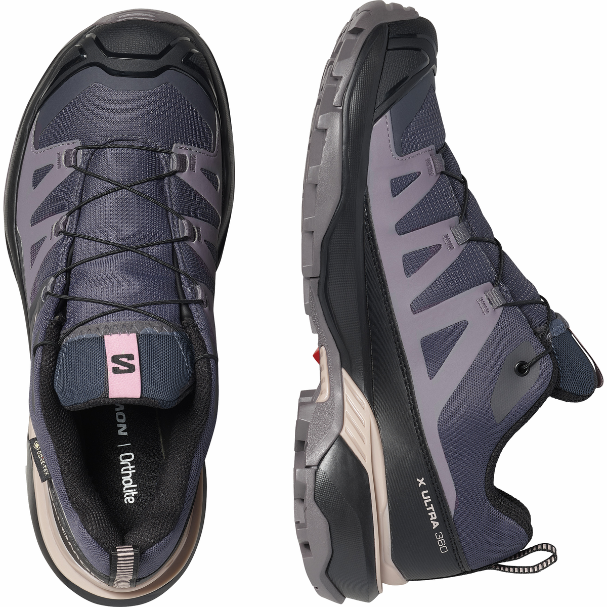 Salomon Women's X Ultra 360 Gore-Tex Trail Shoes (Nine Iron/Excalibur/Shadow Grey)
