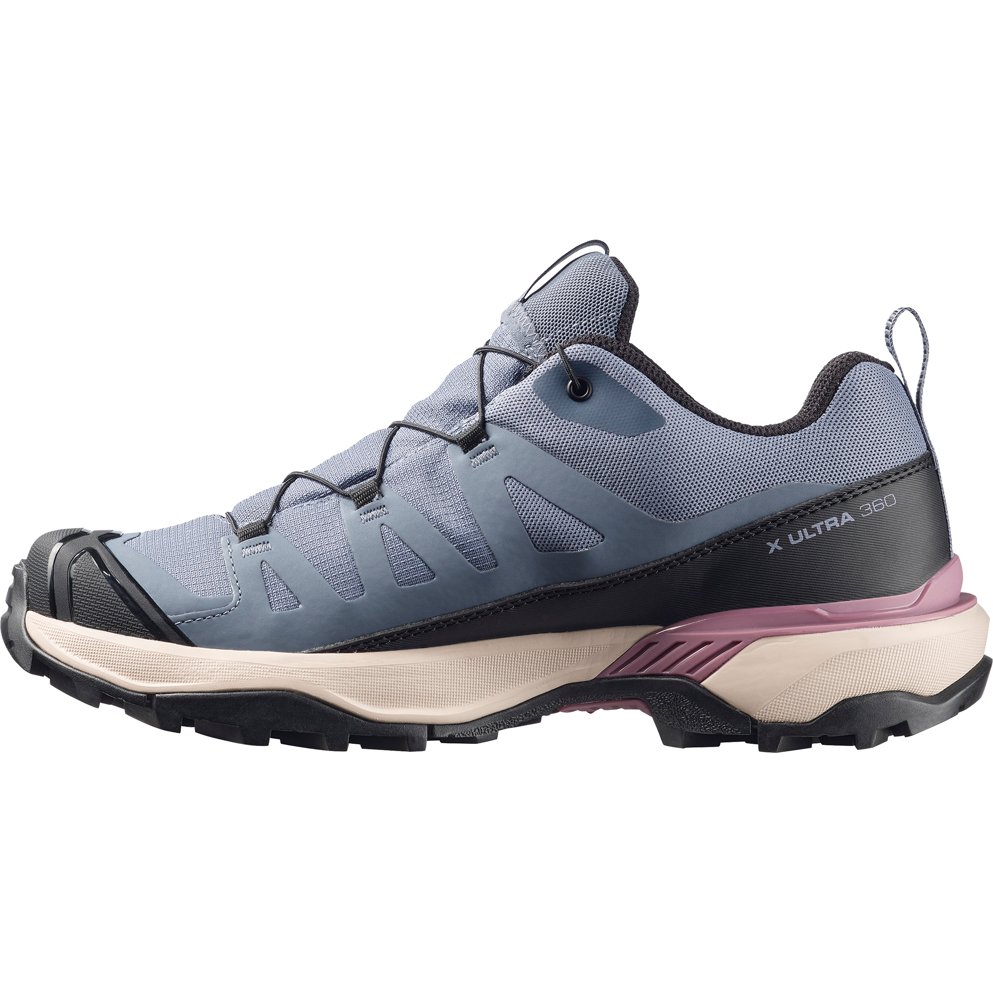Salomon Women's X Ultra 360 Gore-Tex Trail Shoes (Spellbound/Grisaille/Dusky Orchid)
