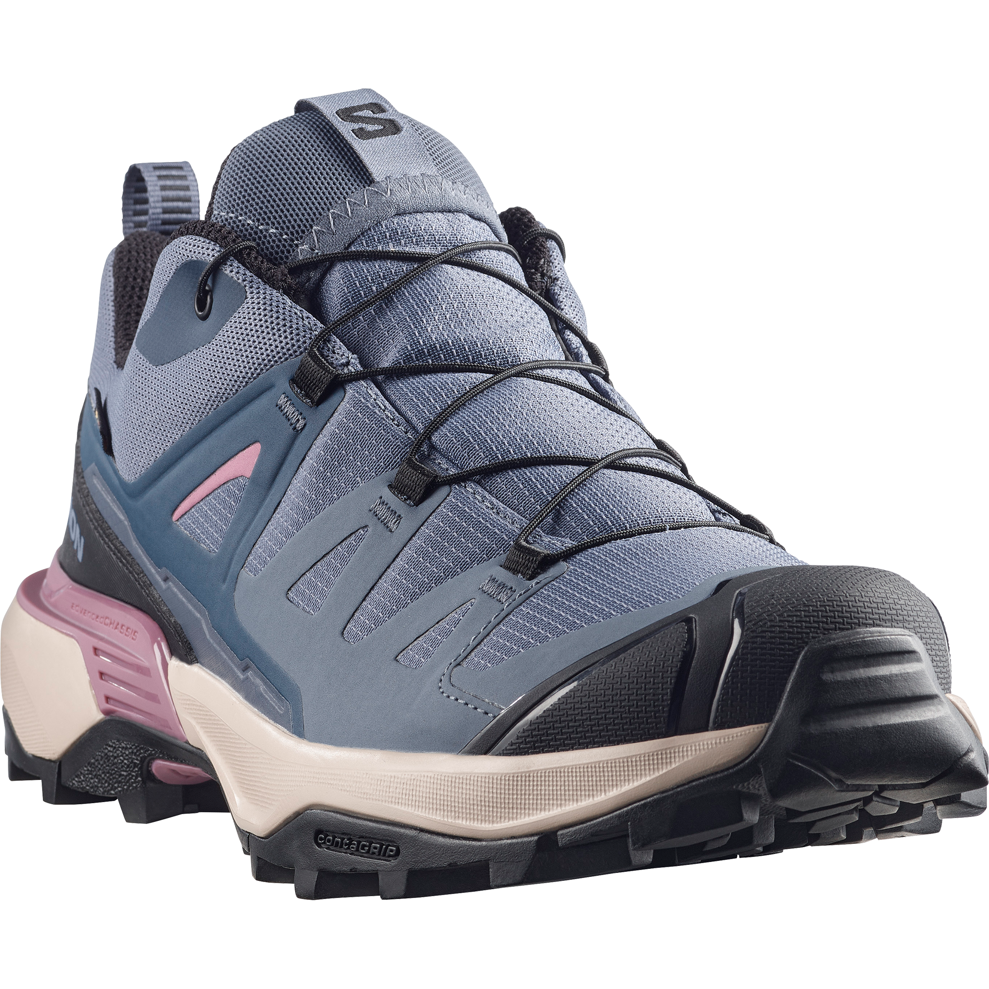 Salomon Women's X Ultra 360 Gore-Tex Trail Shoes (Spellbound/Grisaille/Dusky Orchid)