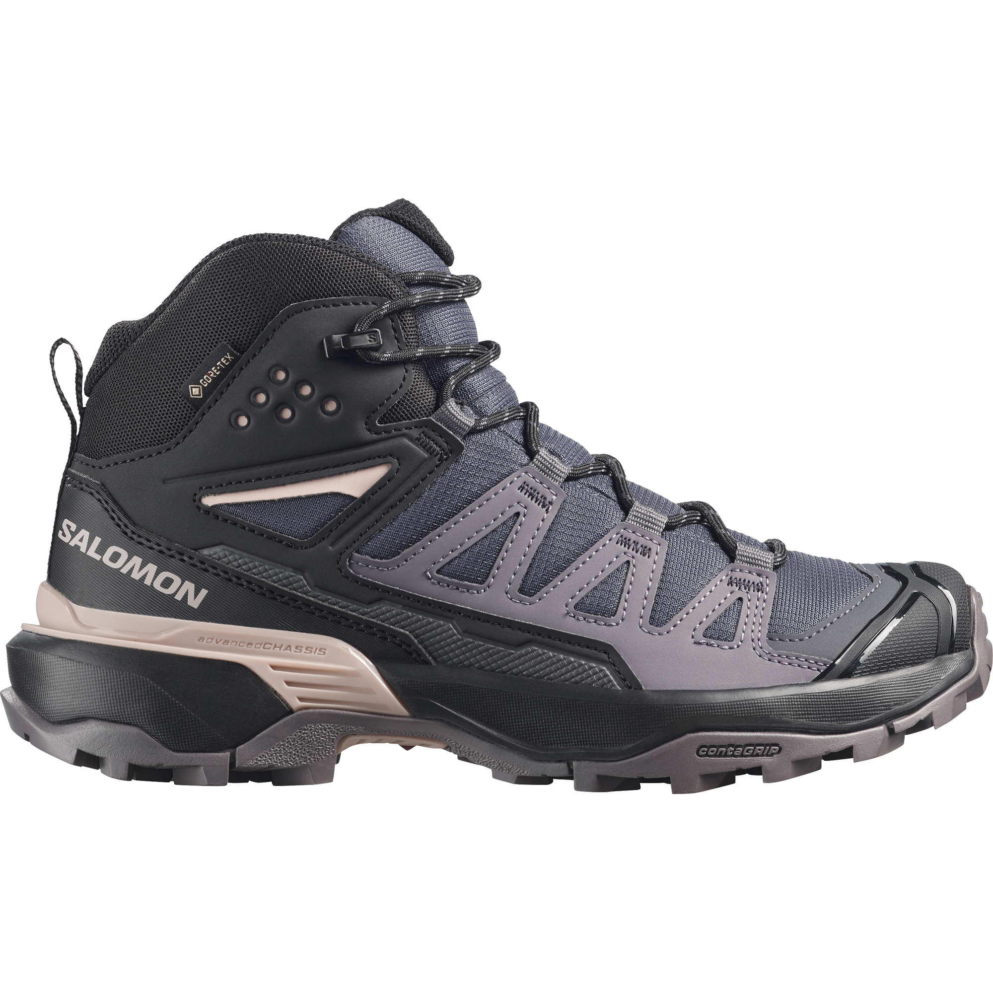 Salomon Women's X Ultra 360 Gore-Tex Mid Trail Boots (Nine Iron/Excalibur)