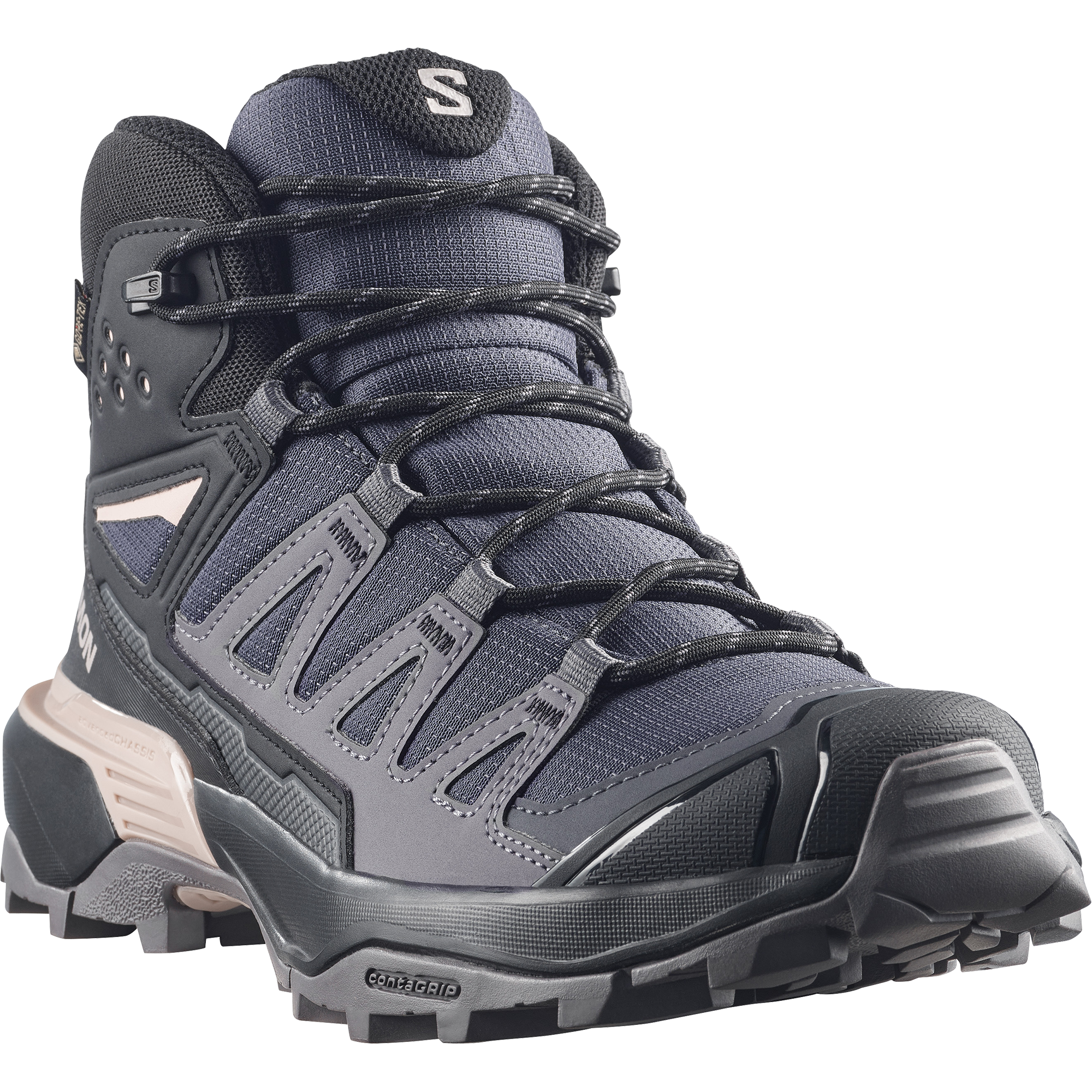 Salomon Women's X Ultra 360 Gore-Tex Mid Trail Boots (Nine Iron/Excalibur)