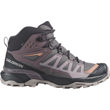 Load image into Gallery viewer, Salomon Women&#39;s X Ultra 360 Gore-Tex Mid Trail Boots (Plum Kitten/Phantom/Cork)
