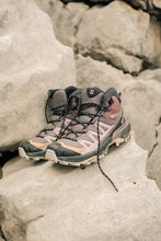 Load image into Gallery viewer, Salomon Women&#39;s X Ultra 360 Gore-Tex Mid Trail Boots (Plum Kitten/Phantom/Cork)
